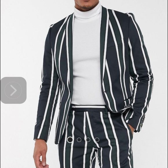 Striped Blazer - Picture 1 of 7